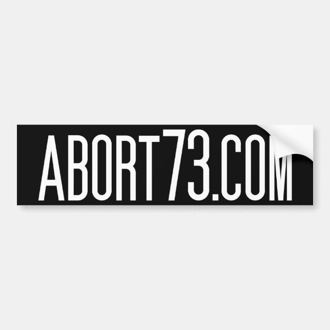 Adesivo Para Carro Abort73.com (Frente)