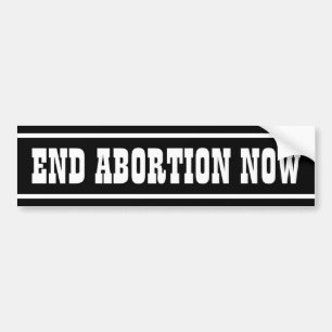 Adesivo Para Carro Aborto do fim agora