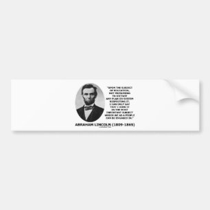 Adesivo Para Carro Abraham Lincoln em cima do assunto da educação