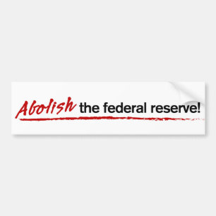 Adesivo Para Carro Abula Federal Reserve! Autocolante no vidro
