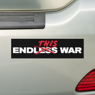 Adesivo Para Carro Acabar com esta guerra sem fim contra a guerra