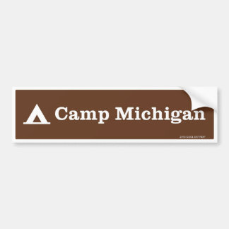 Adesivo Para Carro Acampamento Michigan