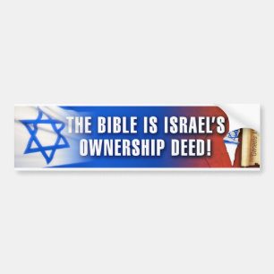 Adesivo Para Carro Ação da posse de Israel