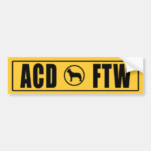 ADESIVO PARA CARRO ACD - FTW