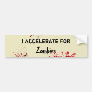 Adesivo Para Carro Acelere para zombis