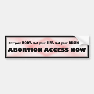 Adesivo Para Carro Acesso do aborto agora