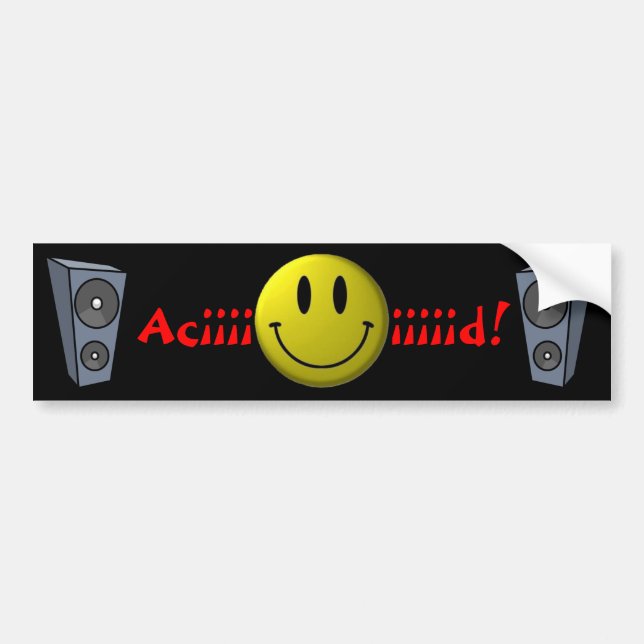Adesivo Para Carro Aciiiiiiid! (Frente)