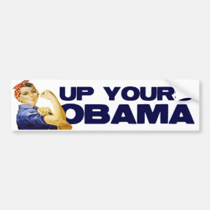 Adesivo Para Carro Acima de seu Obama