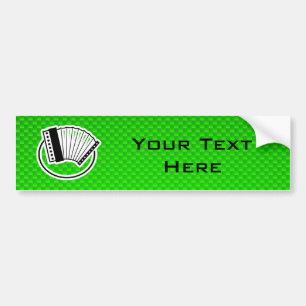 Adesivo Para Carro Acordeão verde