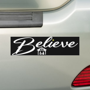 Adesivo Para Carro Acreditem no Natal Jesus Joy Natividade