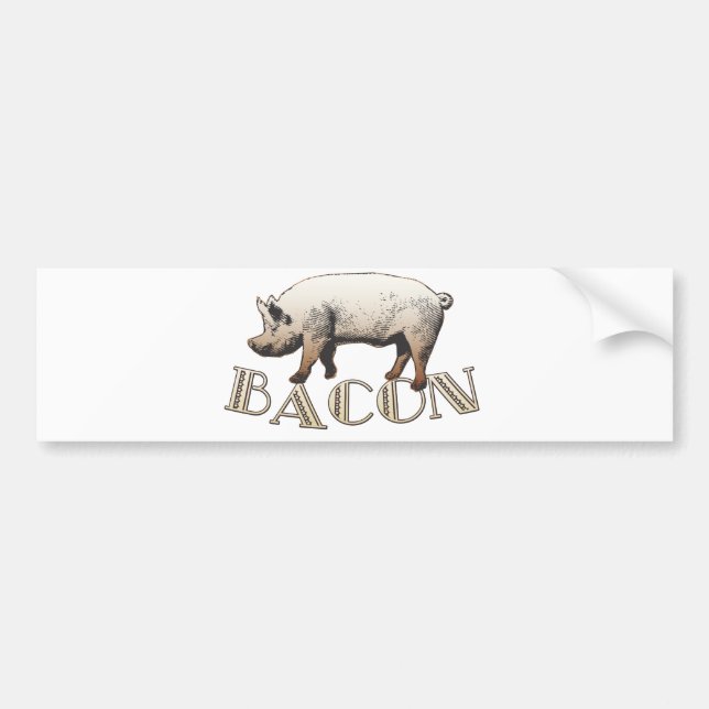 Adesivo Para Carro Acrobat BACON Pig (Frente)