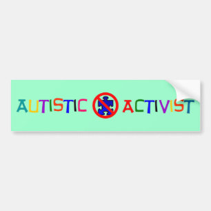 Adesivo Para Carro Activista autístico