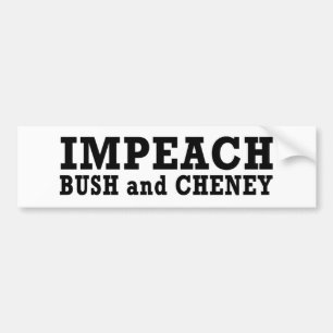 Adesivo Para Carro Acuse Bush & Cheney