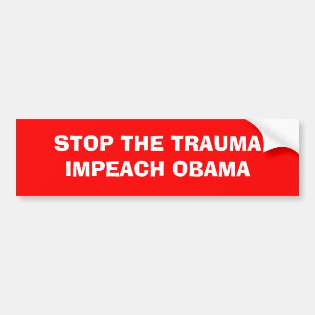 ADESIVO PARA CARRO ACUSE OBAMA (Frente)
