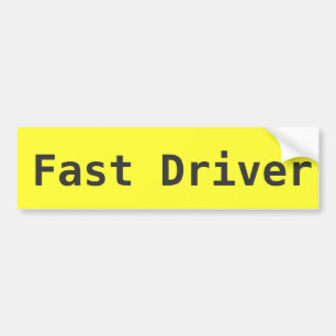 Adesivo Para Carro Adesivo amarelo do carro rápido.