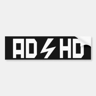 ADESIVO PARA CARRO ADHD