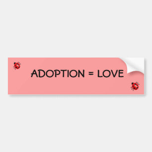 Adesivo Para Carro Adopção = amor