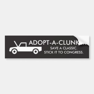 ADESIVO PARA CARRO ADOPT-A-CLUNKER