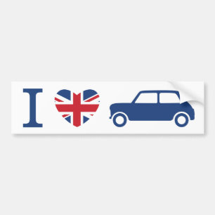Adesivo Para Carro Adoro Mini Coopers Bumper Sticker