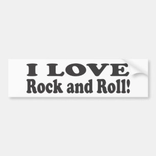 Adesivo Para Carro Adoro Rock and Roll!