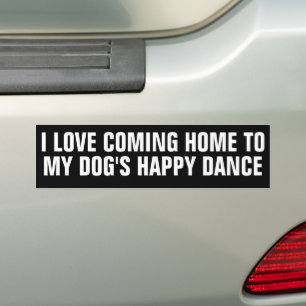 ADESIVO PARA CARRO ADORO VOLTAR PARA CASA PARA A FELIZ DANÇA DO MEU C
