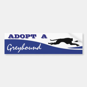 Adesivo Para Carro Adote um cão do galgo