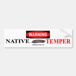 ADESIVO PARA CARRO ADVERTÊNCIA DE MANCHA DE BUMPER TEMPER NATIVA
