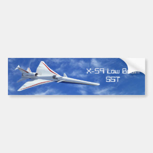 Adesivo Para Carro Aeronaves Supersônicas de Baixo Boom X-59