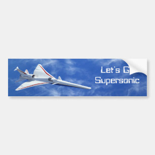 Adesivo Para Carro Aeronaves Supersônicas de Baixo Boom X-59