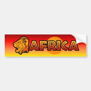Adesivo Para Carro África Bumpersticker