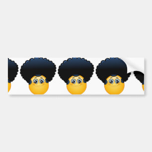 Adesivo Para Carro afro emoji