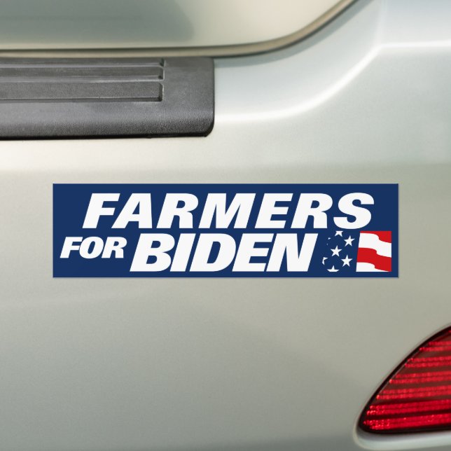 Adesivo Para Carro Agricultores da Biden 2024 (No carro)