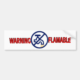 ADESIVO PARA CARRO ÁGUA DE FLAMABLE