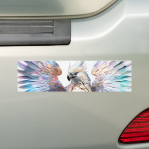 Adesivo Para Carro Águia Metálica Iridescente