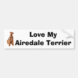 Adesivo Para Carro Airedale Terrier