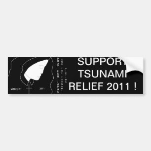 ADESIVO PARA CARRO AJUDEM NO REFORÇO AO TSUNAMI