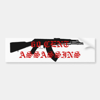 Adesivo Para Carro ak47, 60 ASSASSINOS do CENTAVO