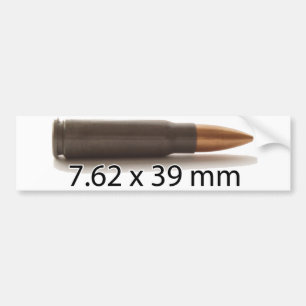 Adesivo Para Carro AK47 munição de 7,62 x de 39mm redonda