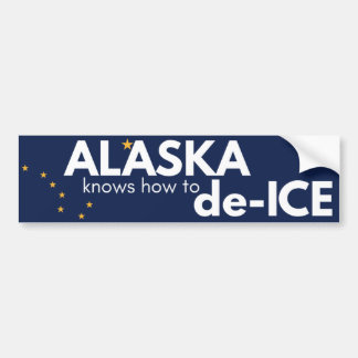 Adesivo Para Carro Alaska political bumper sticker