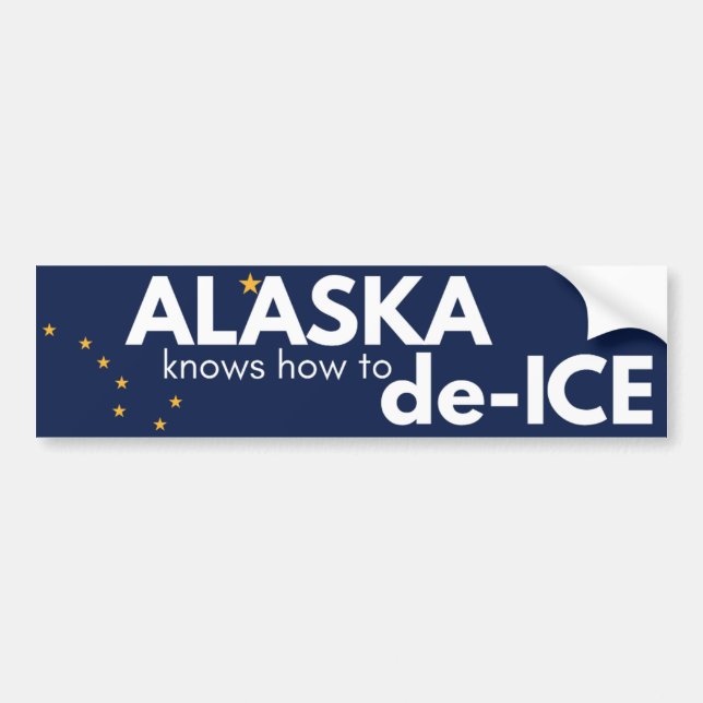 Adesivo Para Carro Alaska political bumper sticker (Frente)