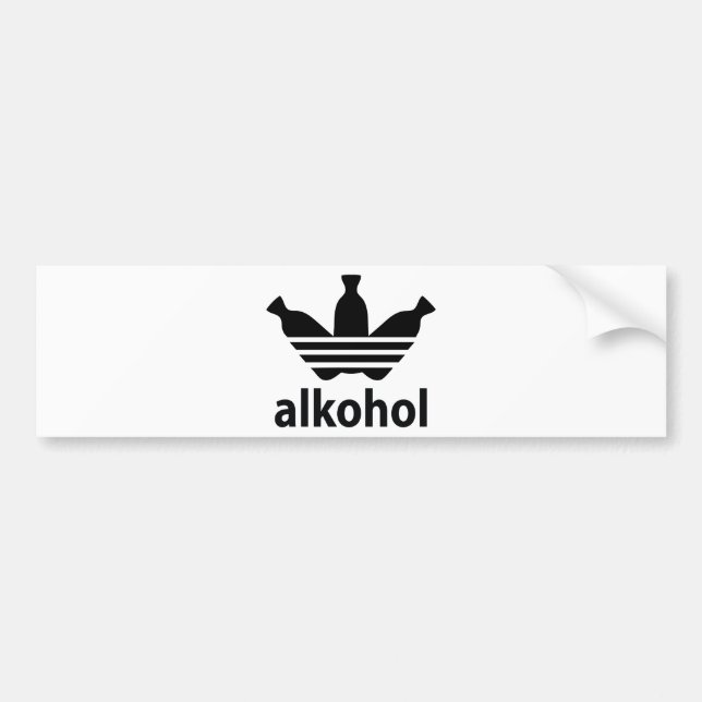 Adesivo Para Carro alcohol/alkohol (Frente)