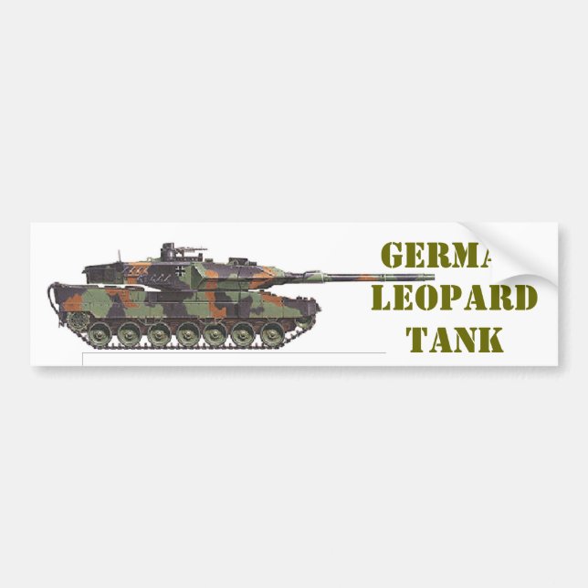 ADESIVO PARA CARRO ALEMÃO LEOPARD TANK. (Frente)