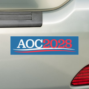 Adesivo Para Carro Alexandria Ocasio-Cortez AOC 2028