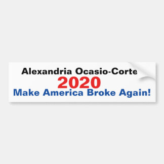 Adesivo Para Carro Alexandria Ocasio-Cortez faz América quebrou outra