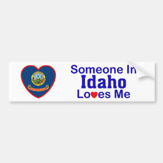 Adesivo Para Carro Alguém em Idaho ama-me