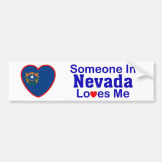 Adesivo Para Carro Alguém em Nevada ama-me