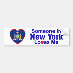 Adesivo Para Carro Alguém em New York ama-me