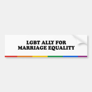 Adesivo Para Carro ALIADO LGBT PELA IGUALDADE NO CASAMENTO - .png