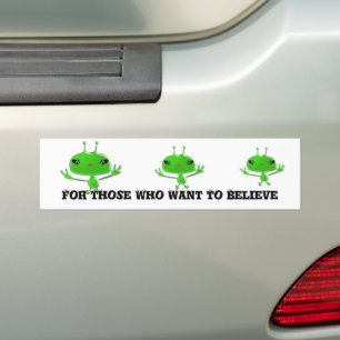 Adesivo Para Carro Aliens De Bumper Sticker Para Aqueles Que Querem A