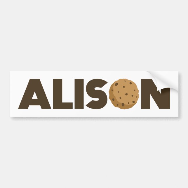 Adesivo Para Carro Alison cookie (Frente)